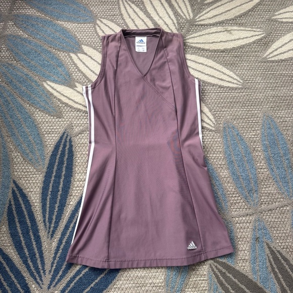 Adidas Women’s Vintage 2001 V-Neck 3 Stripes Tank Golf Tennis Dress Size Large - Picture 1 of 7